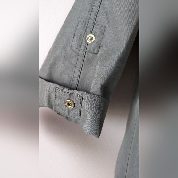 TOMMY HILFIGER Olive Green Khaki Utility Jacket, Size M, Lots of pocket room! - Picture 4 of 10